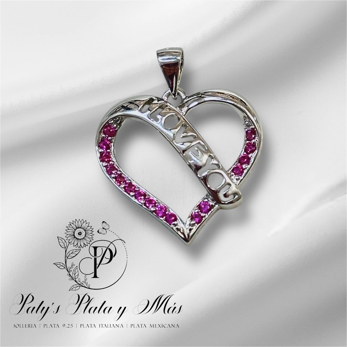 DIJES EN FORMA DE CORAZON ¨ I LOVE YOU ¨