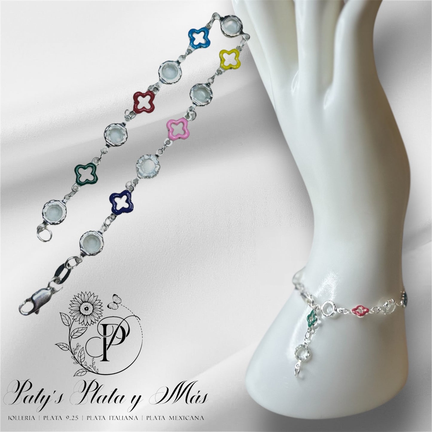 PULCERA-BRAZALETE trevol