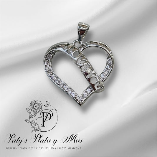 DIJES EN FORMA DE CORAZON ¨ I LOVE YOU ¨