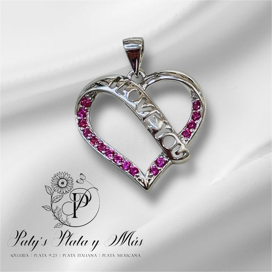 DIJES EN FORMA DE CORAZON ¨ I LOVE YOU ¨